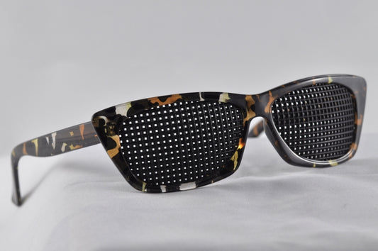 Brown Pyramid Glasses - New Zeland