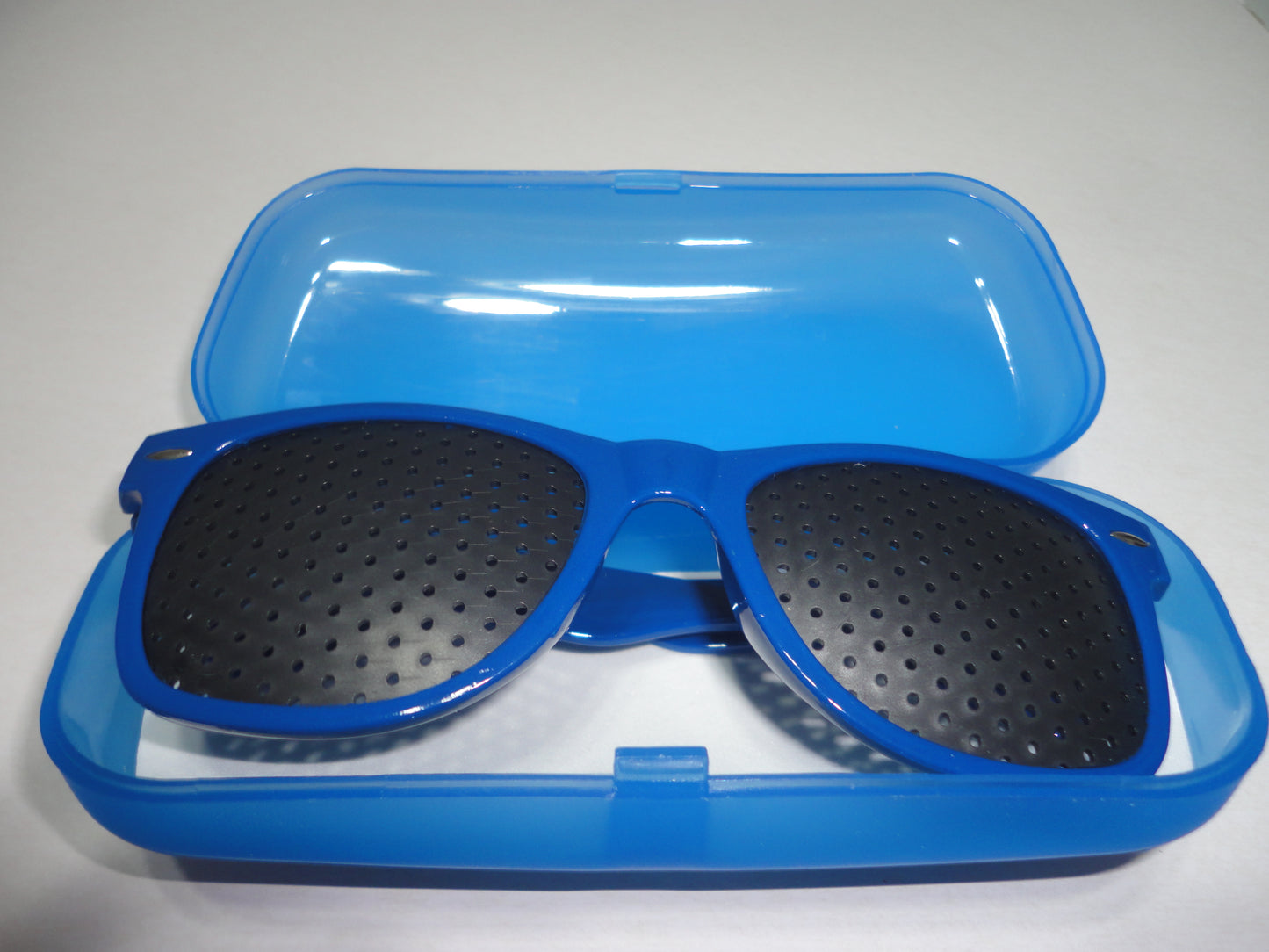 Blue Pinhole Glasses
